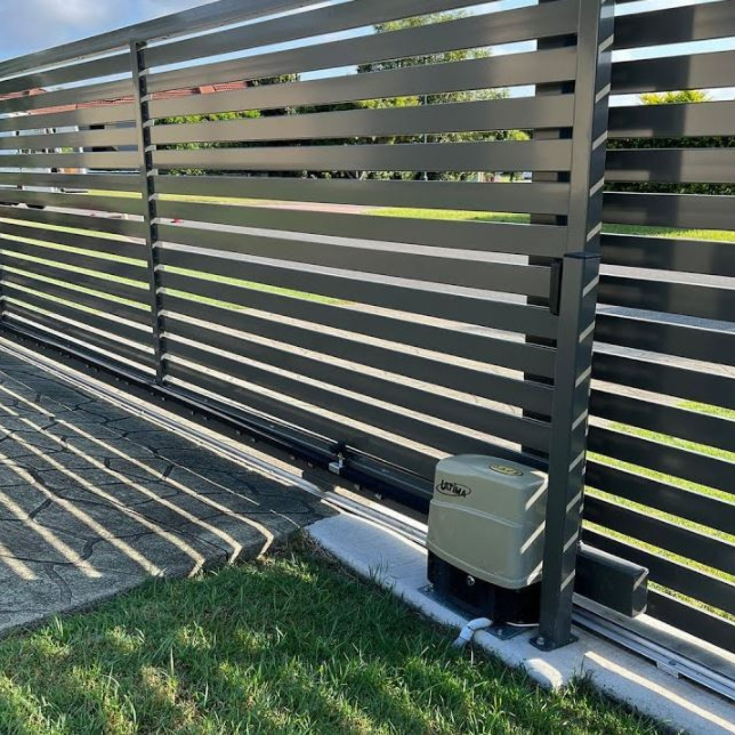 DACE Ultima Slide Gate Operator Kit | Installed on real gate