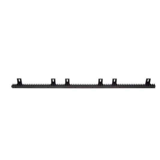 DACE 1m Length Sliding Gate Rack