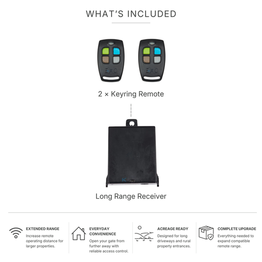 DACE Ultima Compatible Access Bundle | 2 remotes and long range receiver