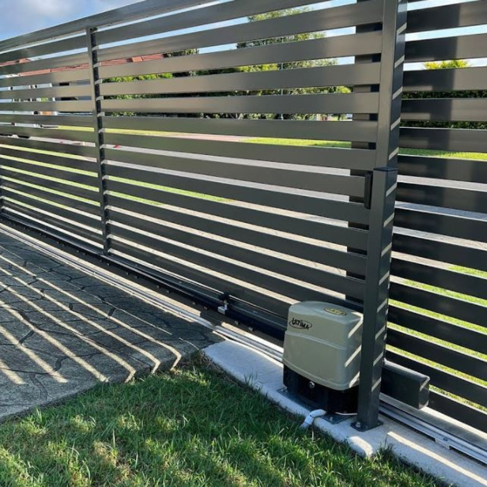 DACE Ultima Slide Gate Operator Kit | Installed on real gate