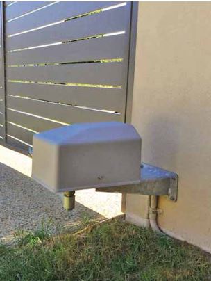 DACE Single Swing Gate Motor Wall Mount | Installed on real gate