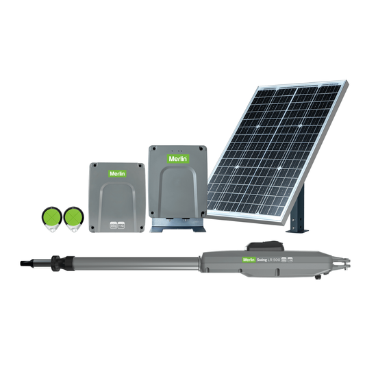 Merlin LR 500 Rural Swing Gate Opener Solar Kit