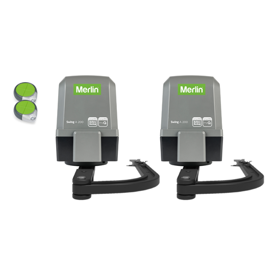 Merlin A 200 Double Swing Gate Opener Mains Powered Kit
