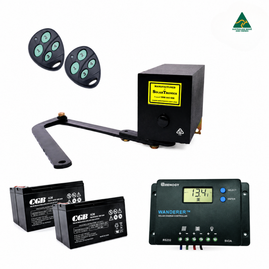 SolarTronics Single Swing Gate Motor Kit | Mains Powered Variant 
